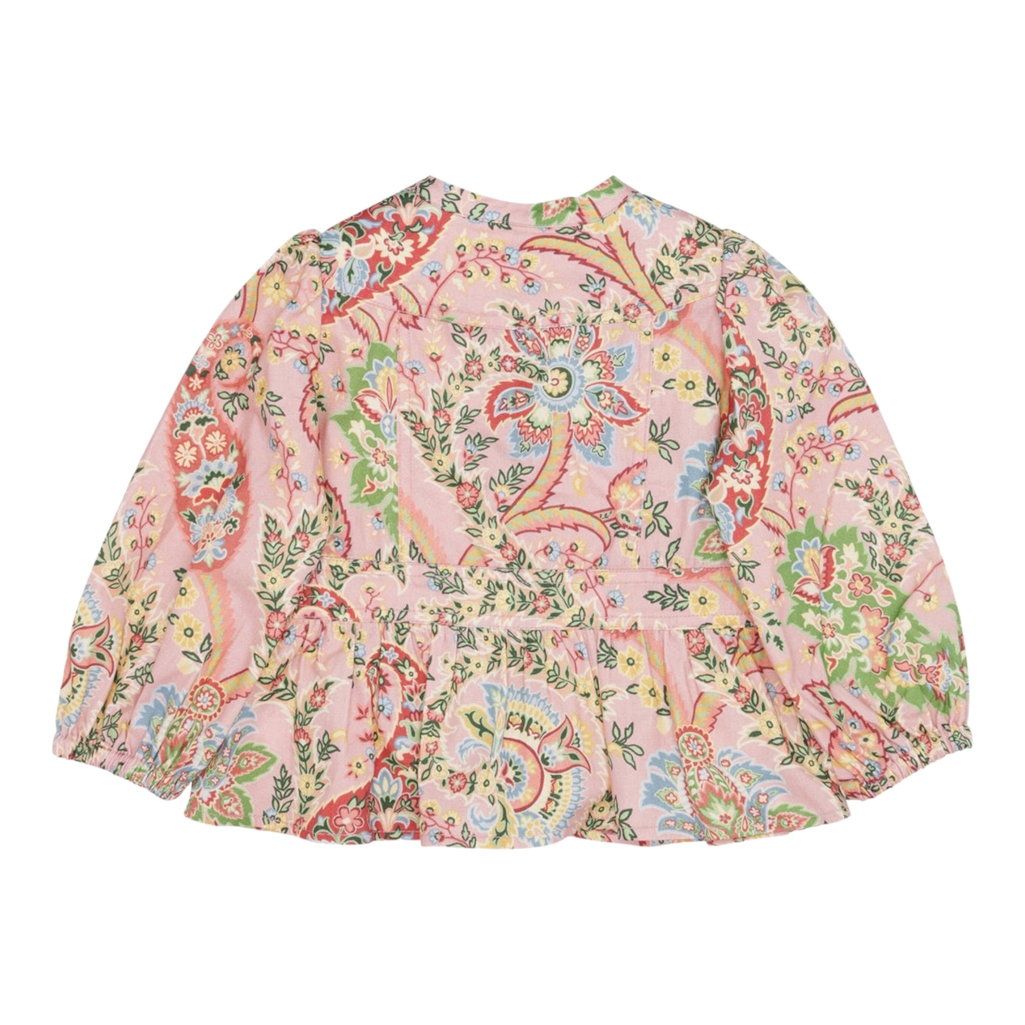 Etro Camicia tinta unita con Stampa Rosa per Neonata GV5020P0451 ROSA ETRO 