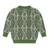 Etro Maglia Girocollo tinta unita Verde per Bambino GV9P20 VERDE ETRO 