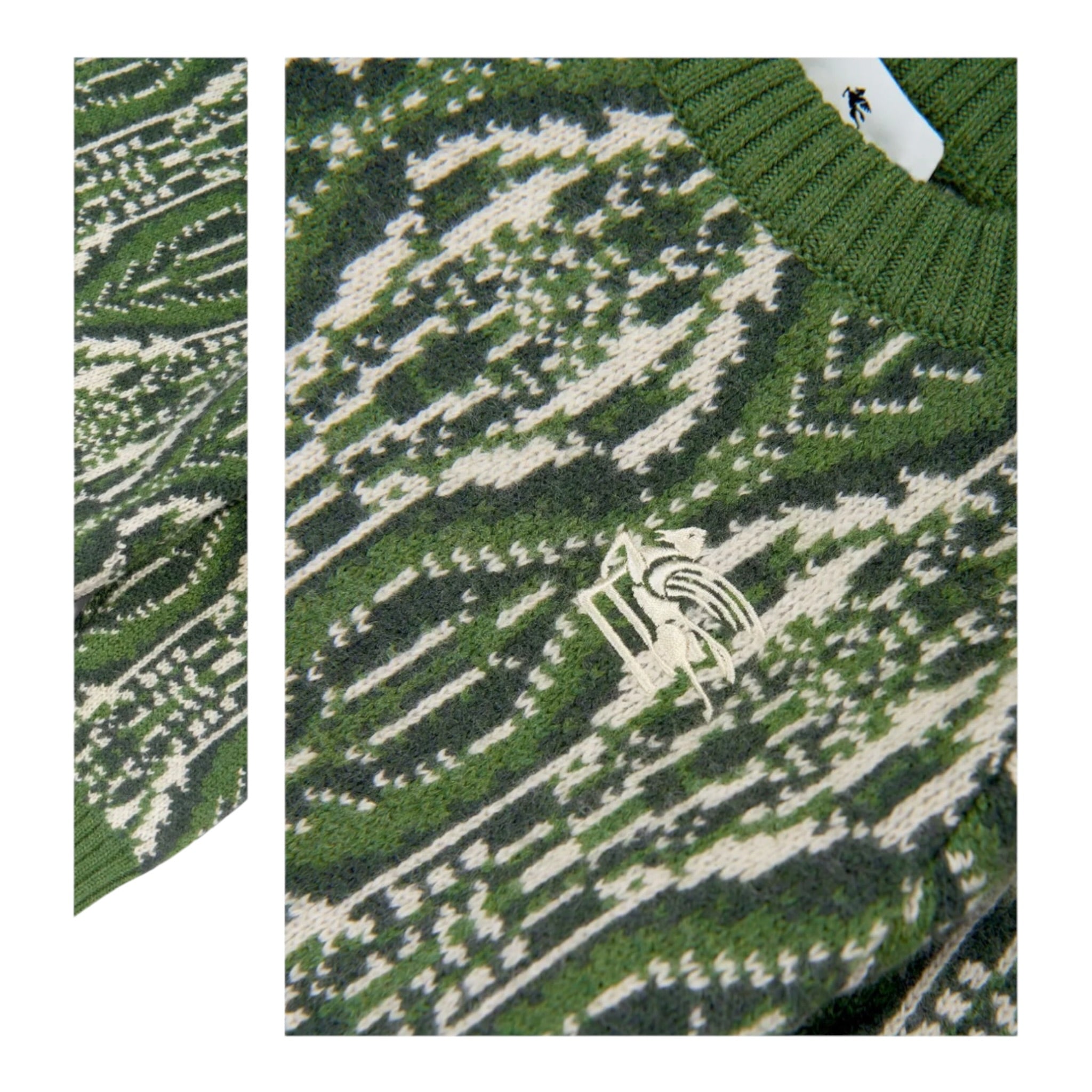 Etro Maglia Girocollo tinta unita Verde per Bambino GV9P20 VERDE ETRO 