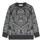 Etro Maglia Girocollo tinta unita Grigio per Bambina GV9P50 GRIGIO ETRO 