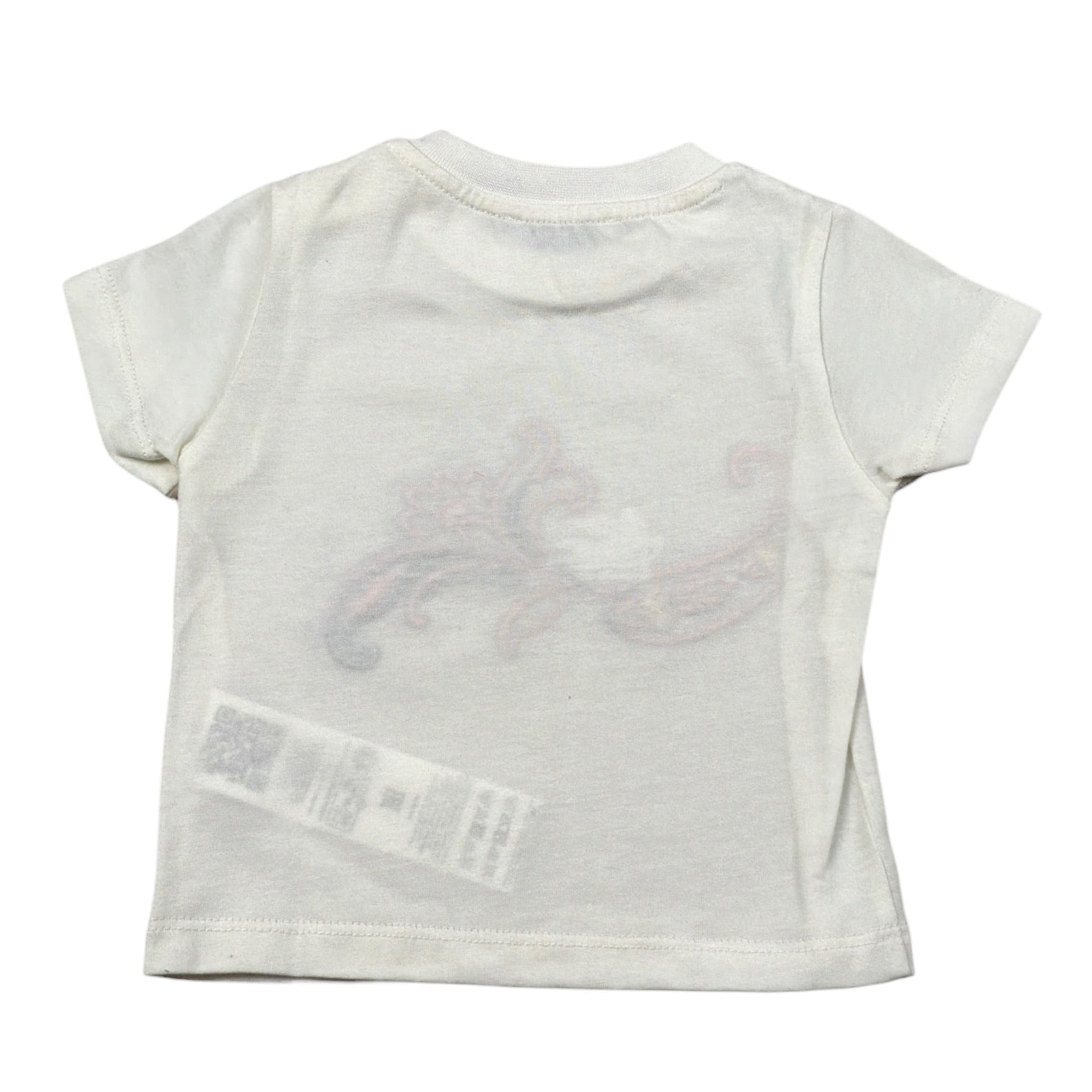 Etro T-Shirt Girocollo tinta unita con Ricami Bianco per Neonata GW8031 BIANCO ETRO 