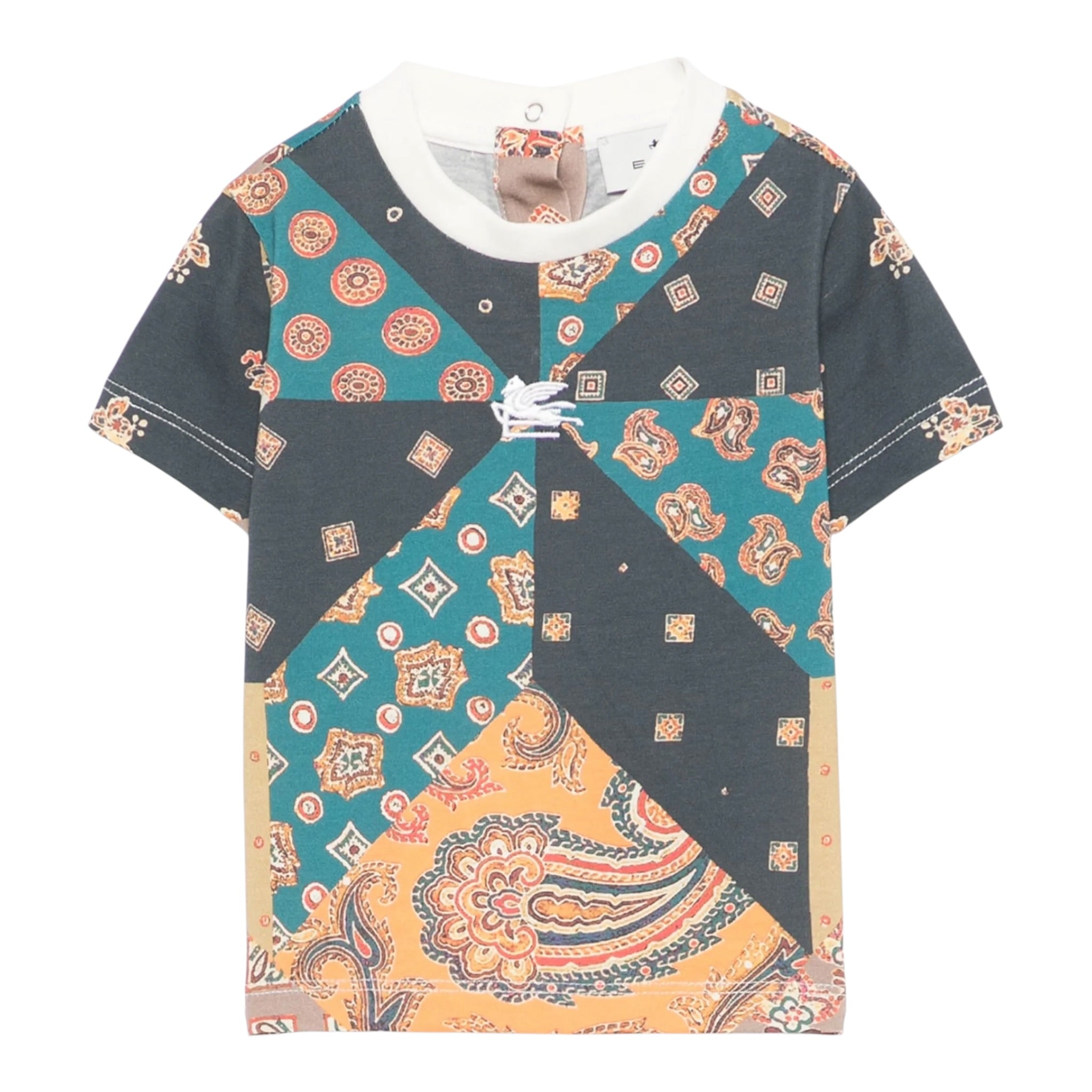 Etro T-Shirt Stampa Fantasia Multicolor per Neonato GW8521 MULTICOLOR ETRO 