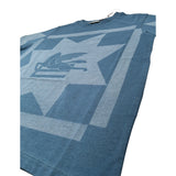 Etro T-Shirt Girocollo tinta unita con Stampa Blu per Bambino GW8P11 BLU ETRO 