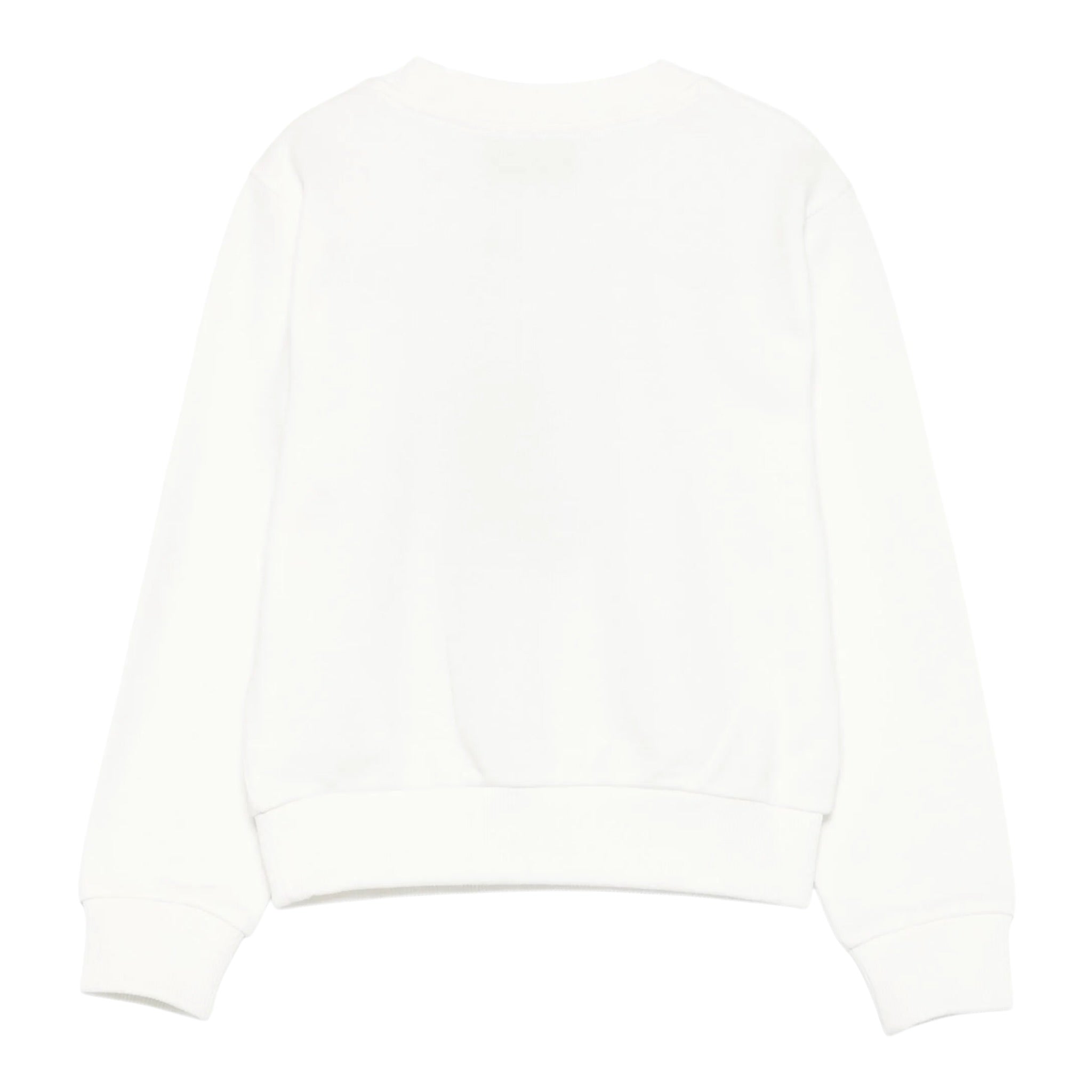 Etro Felpa Chiusa Girocollo tinta unita con Stampa Bianco per Bambina GX4A00 BIANCO ETRO 