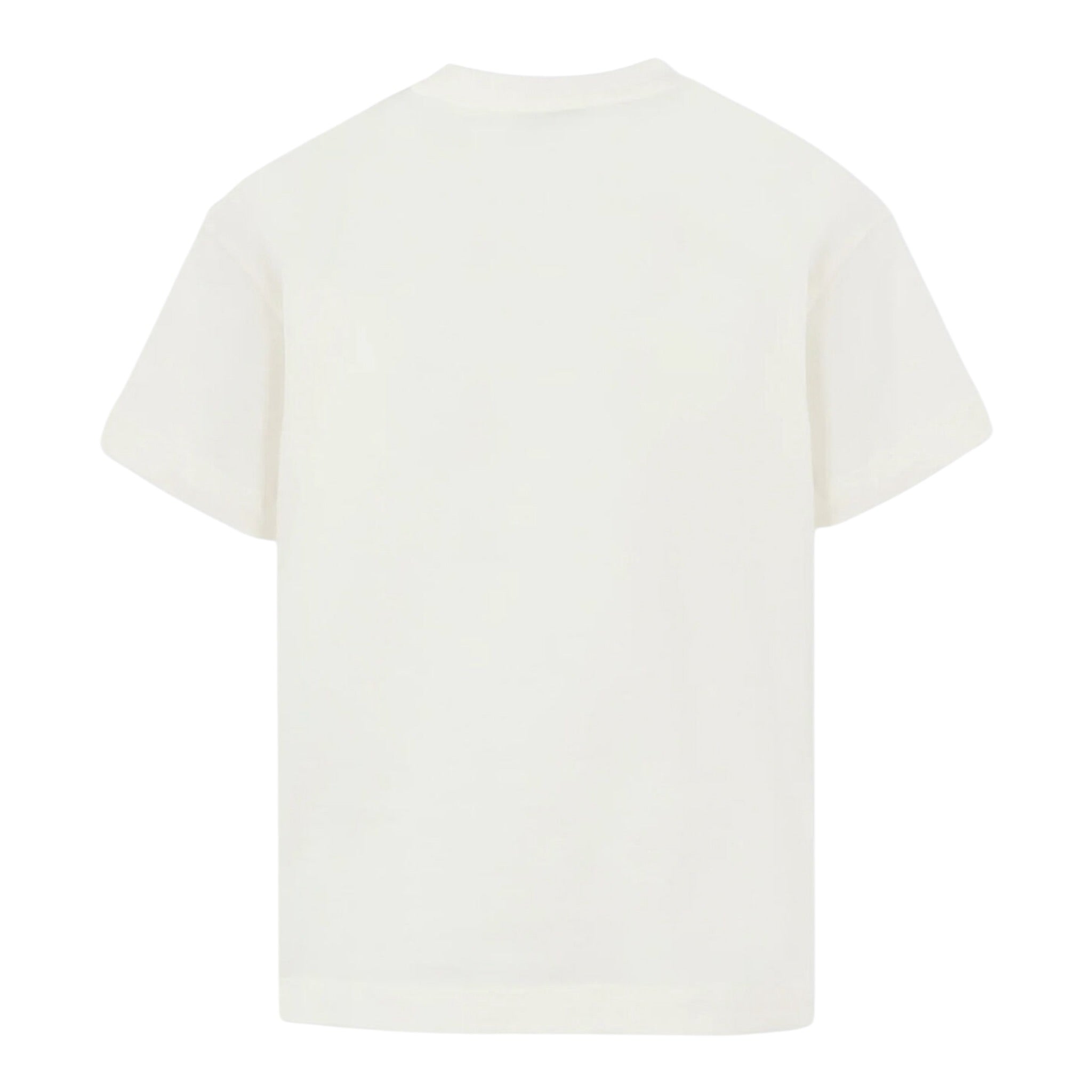 Etro T-Shirt Girocollo tinta unita con Stampa Bianco per Bambina GX8P21 BIANCO ETRO 