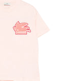 Etro T-Shirt tinta unita con Stampa Rosa per Bambina GX8P41 ROSA ETRO 