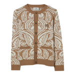 Etro Cardigan tinta unita con Stampa Bianco per Bambino GX9P10X0224 BIANCO ETRO 