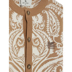 Etro Cardigan tinta unita con Stampa Bianco per Bambino GX9P10X0224 BIANCO ETRO 