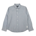 Fay Camicia Manica Lunga Fantasia A Righe Blu per Bambino 5Q5050 BLU FAY 