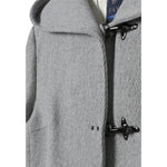 Fay Cappotto tinta unita con Bottoni Grigio per Bambino FV2A20 GRIGIO FAY 