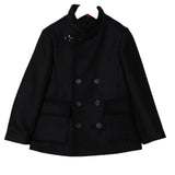 Fay Cappotto tinta unita con Bottoni Blu per Bambino FV2P97 BLU FAY 