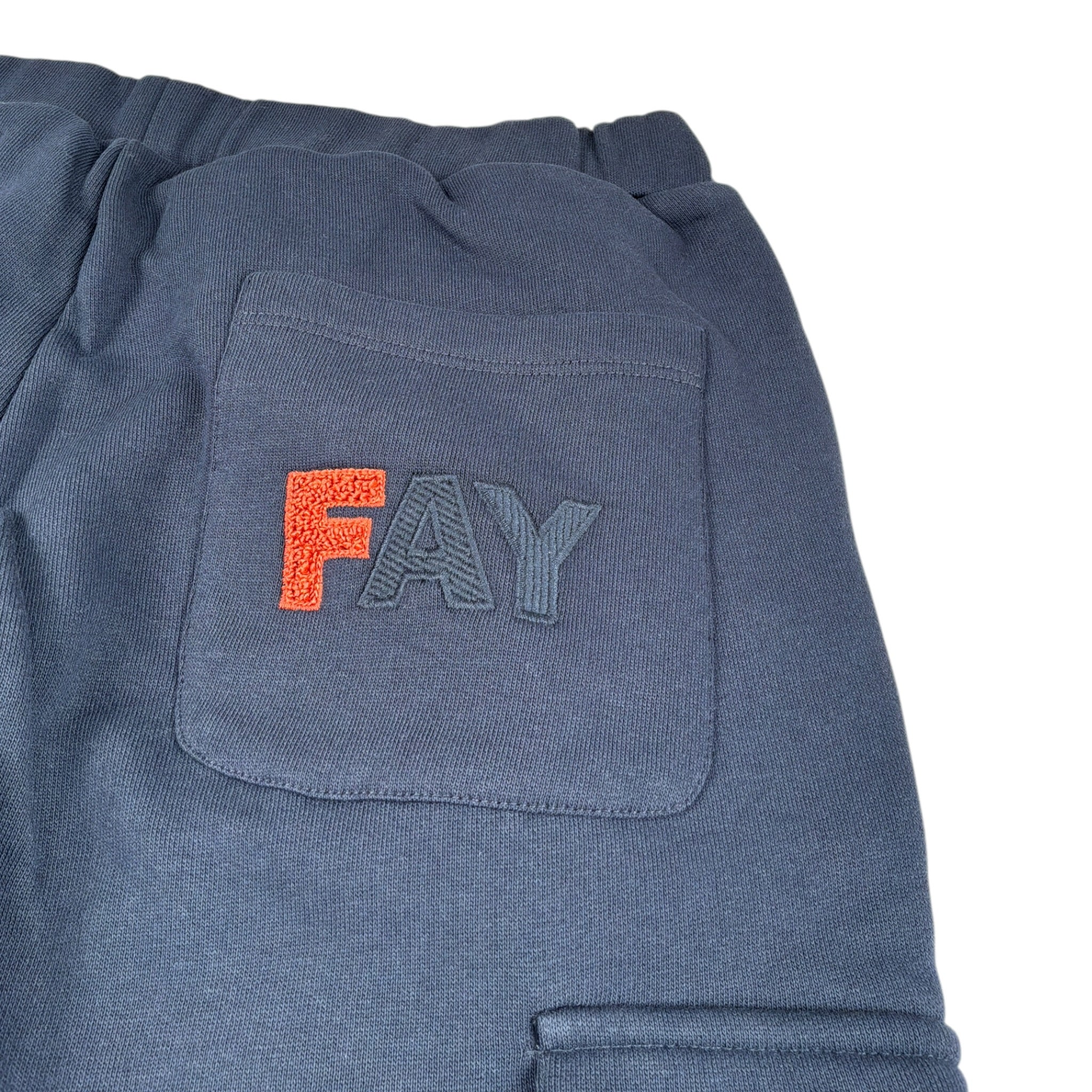 Fay Pantalone Tuta tinta unita Blu per Bambino FVP70 BLU FAY 