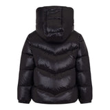 Fay Giubbino tinta unita con Cappuccio Nero per Bambina FX2A877 NERO FAY 