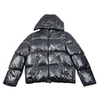 Fay Giubbino tinta unita con Cappuccio Nero per Bambino FX2A87 NERO FAY 