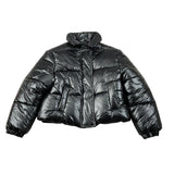 Fay Giubbino tinta unita con Zip Nero per Bambina FX2B37 NERO FAY 
