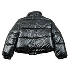 Fay Giubbino tinta unita con Zip Nero per Bambina FX2B37 NERO FAY 