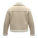 Fay Giubbino tinta unita Modello Montone Beige per Bambino FX2B77 BEIGE FAY 