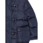 Fay Giubbino tinta unita con Cappuccio Blu per Bambino FX2P00X BLU FAY 