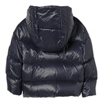Fay Giubbino tinta unita con Zip E Cappuccio Blu per Neonato FX2P57N BLU FAY 