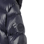 Fay Giubbino tinta unita con Zip E Cappuccio Blu per Neonato FX2P57N BLU FAY 