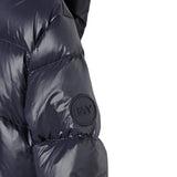 Fay Giubbino tinta unita con Zip E Cappuccio Blu per Neonato FX2P57N BLU FAY 
