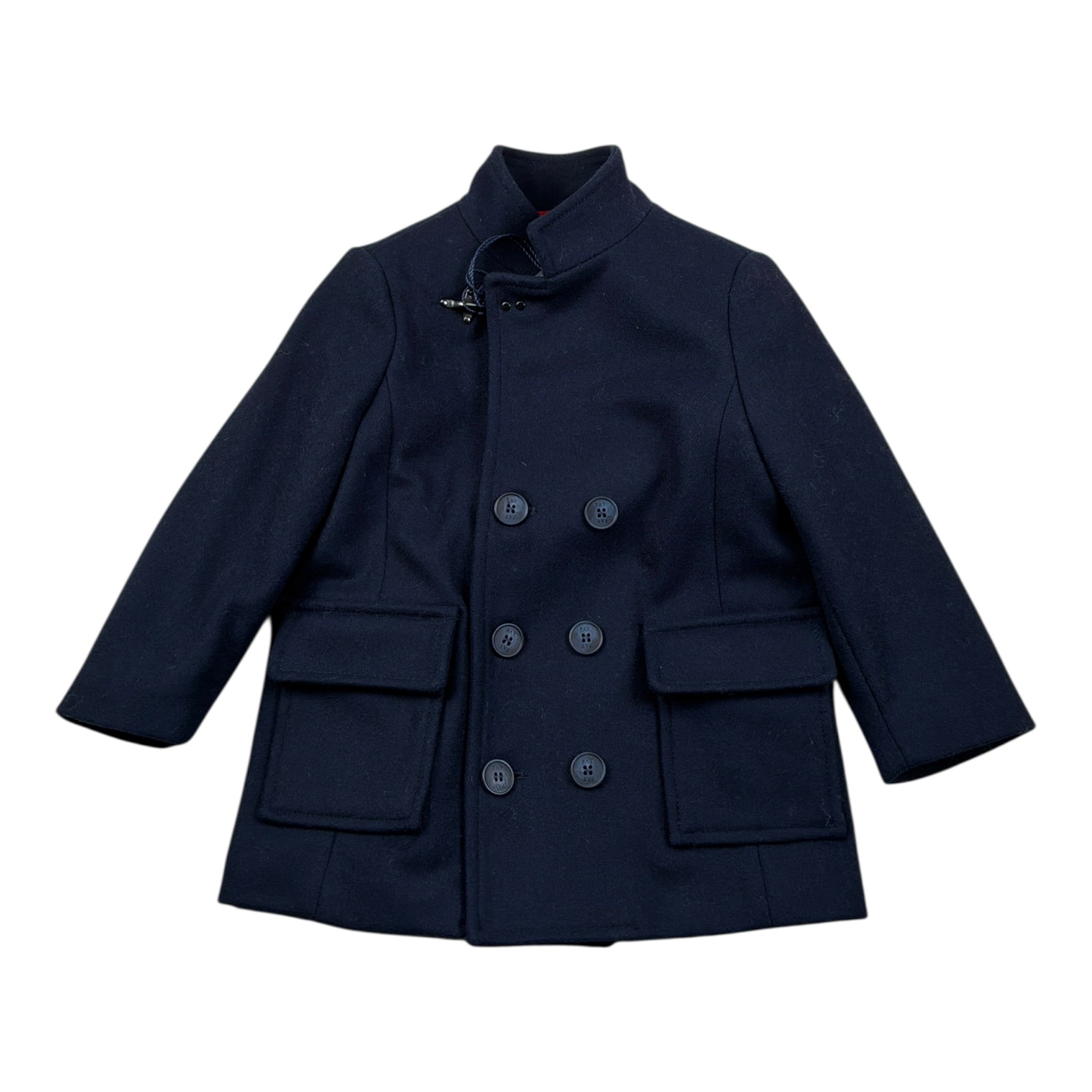 Fay Cappotto tinta unita con Colletto Blu per Bambino FX2P97E0051J BLU FAY 