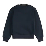Fay Felpa Chiusa Girocollo tinta unita con Logo Blu per Bambino FX4P00 BLU FAY 