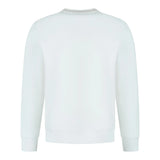 Fay Felpa Chiusa Girocollo tinta unita con Logo Panna per Bambino FX4P00X PANNA FAY 