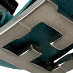 Fendi Cintura tinta unita con Fibia Verde per Bambina CA03462898L VERDE FENDI 