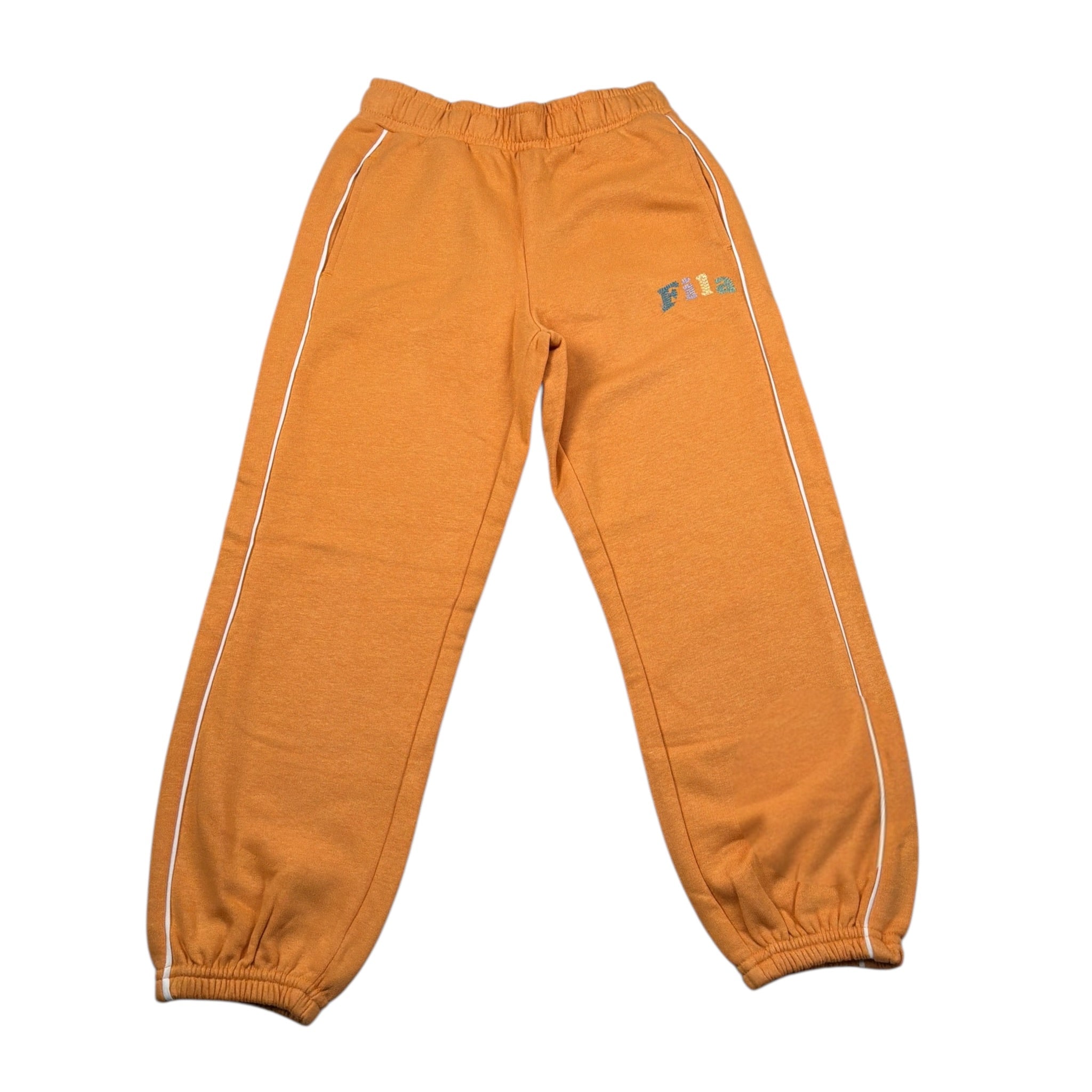 Fila Pantalone Tuta tinta unita con Logo Arancione per Bambina FAK0267 ARANCIONE FILA 