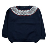 Fina Ejerique Maglia tinta unita con Stampa Blu per Bambino O25B00NAV BLU FINA EJERIQUE 