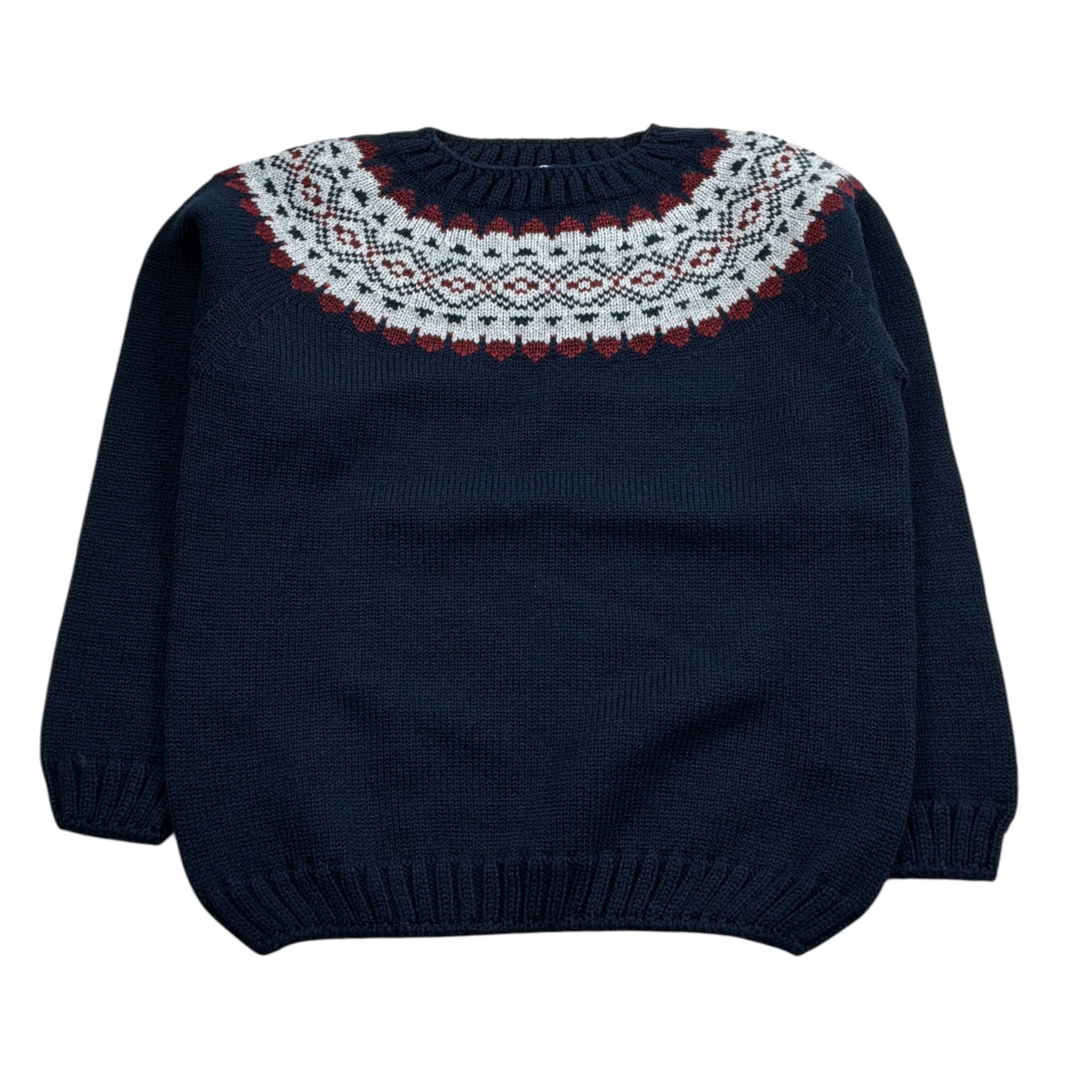Fina Ejerique Maglia tinta unita con Stampa Blu per Bambino O25B00NAV BLU FINA EJERIQUE 