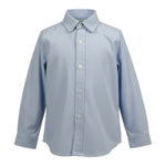 Fina Ejerique Camicia tinta unita Manica Lunga Azzurro per Bambino O25S42 AZZURRO FINA EJERIQUE 