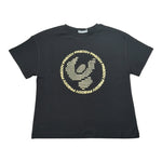 Freddy T-Shirt tinta unita con Applicazioni Nero per Bambina FR2117 NERO FREDDY 
