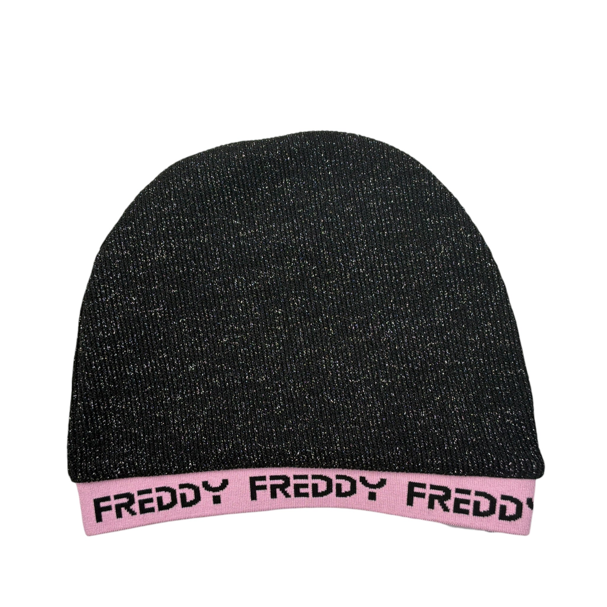 Freddy Cappello tinta unita con Logo Nero per Bambina FR2143 NERO FREDDY 