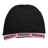 Freddy Cappello tinta unita con Logo Nero per Bambina FR2143 NERO FREDDY 