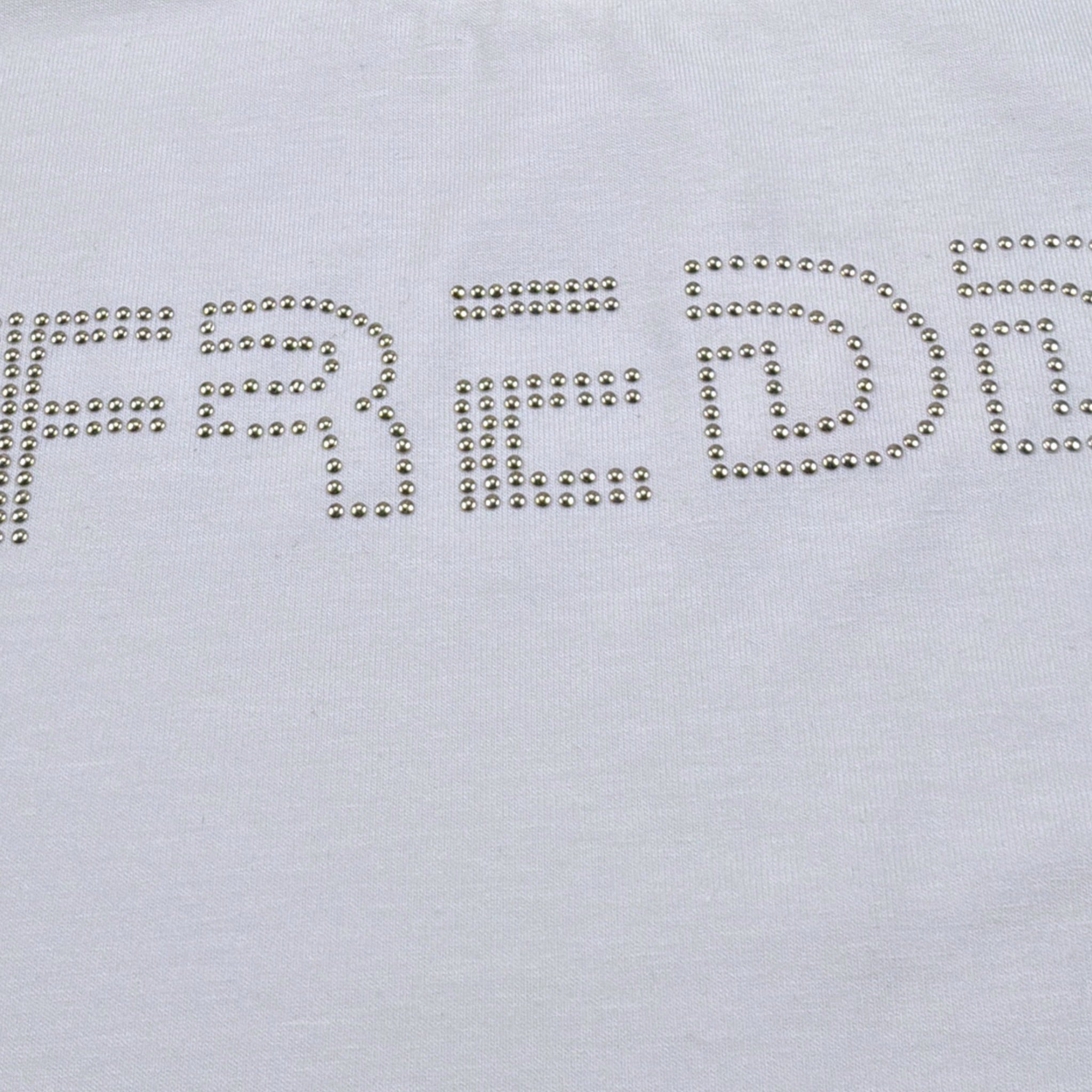 Freddy T-Shirt tinta unita con Applicazioni Bianco per Bambina FR2186 BIANCO FREDDY 