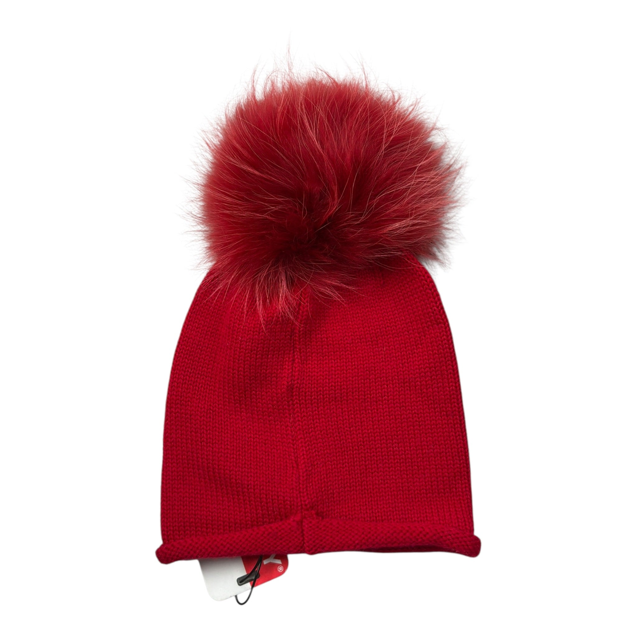 Freedomday Cappello tinta unita con Pon Pon Rosso per Bambina EUJEJO ROSSO FREEDOMDAY 