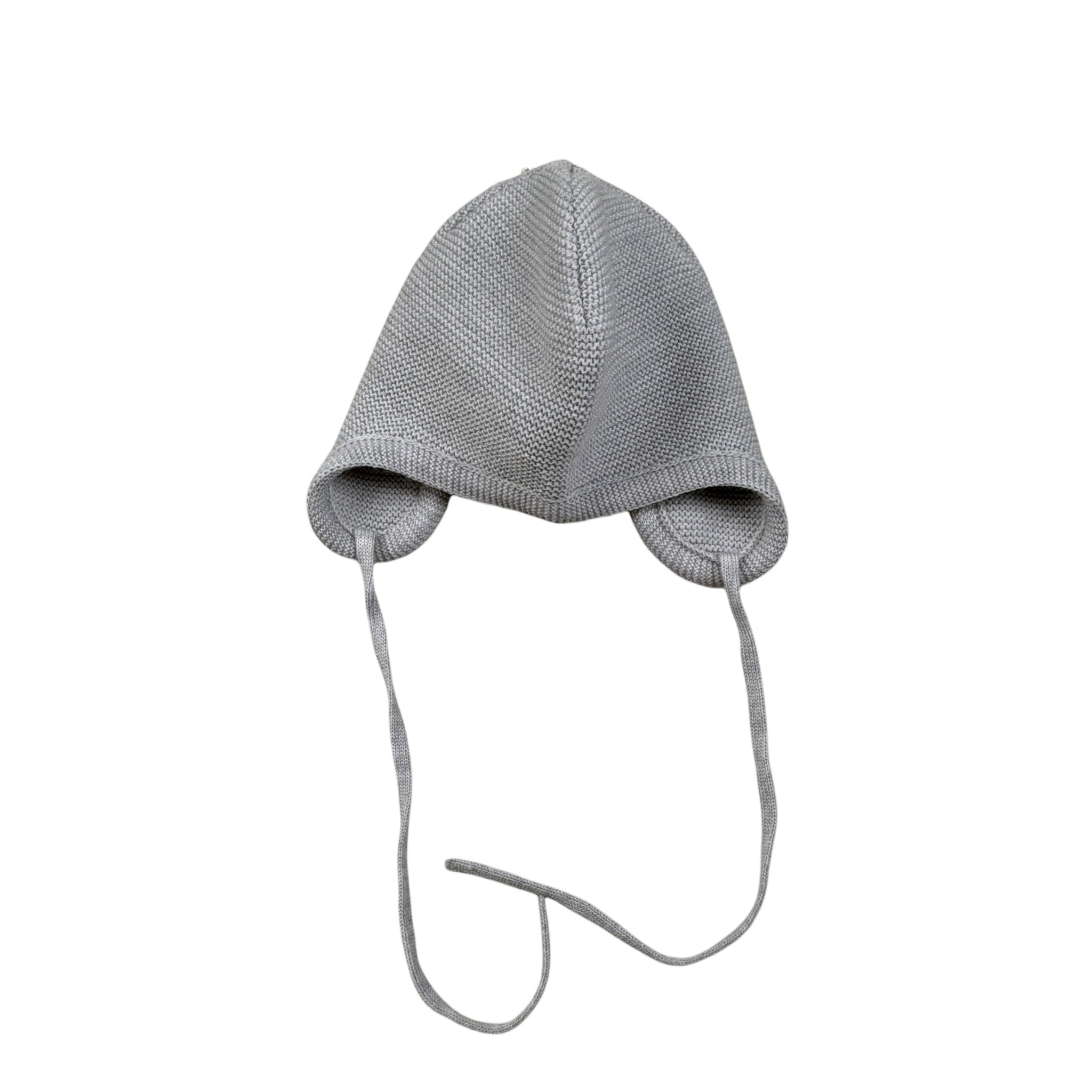 Frilo Cappello tinta unita con Ricami Grigio per Neonato 31359007 GRIGIO FRILO 