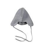 Frilo Cappello tinta unita con Ricami Grigio per Neonato 31359007 GRIGIO FRILO 