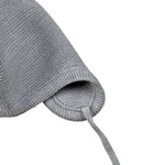 Frilo Cappello tinta unita con Ricami Grigio per Neonato 31359007 GRIGIO FRILO 