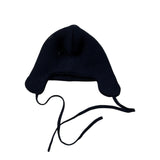 Frilo Cappello tinta unita con Ricami Blu per Neonata 821207 BLU FRILO 