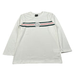 Gabriella Gucci Shirt Girocollo tinta unita con Logo Panna per Bambina GK065 PANNA GABRIELLA GUCCI 