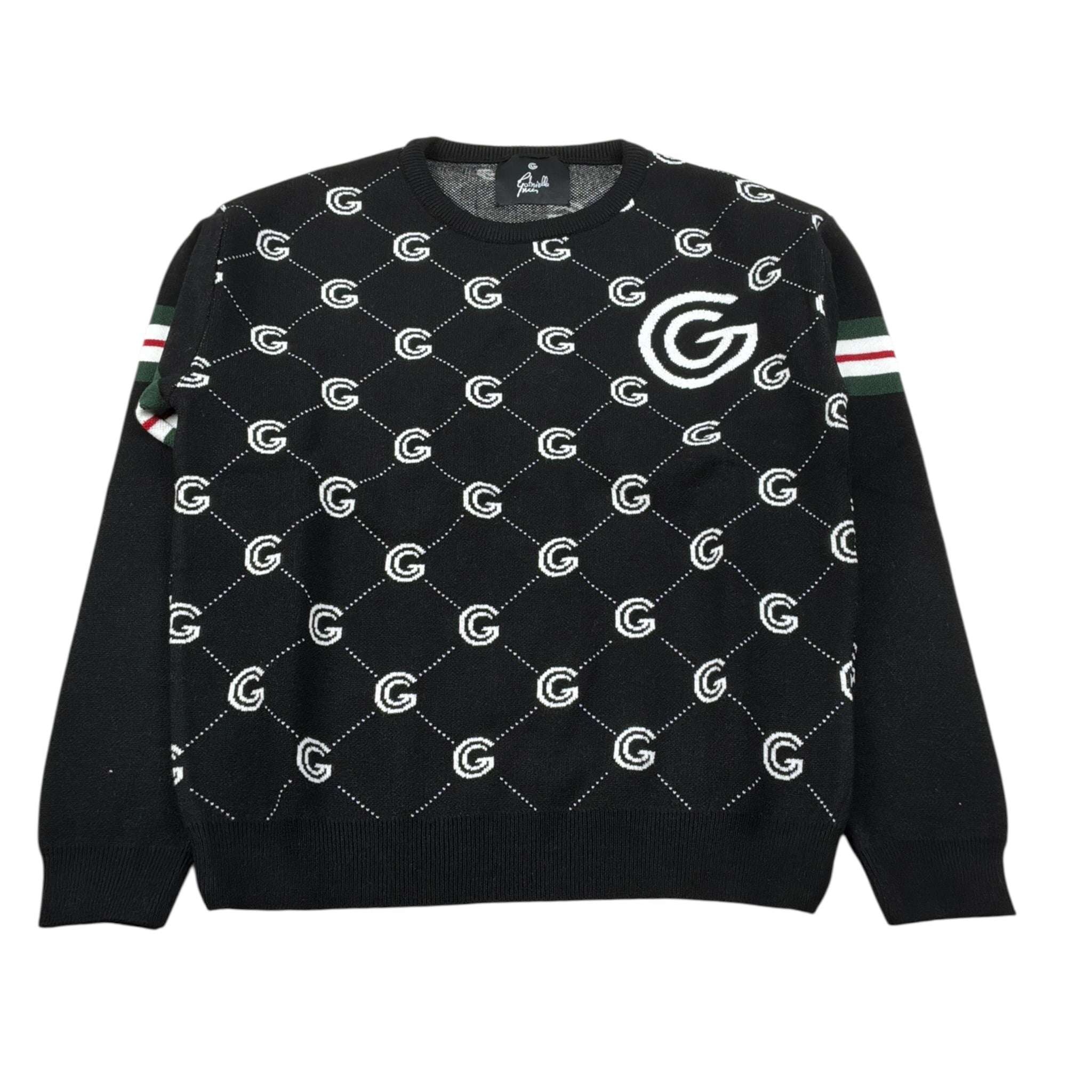 Gabriella Gucci Maglia Girocollo tinta unita con Logo Nero per Bambina GK074 NERO GABRIELLA GUCCI 