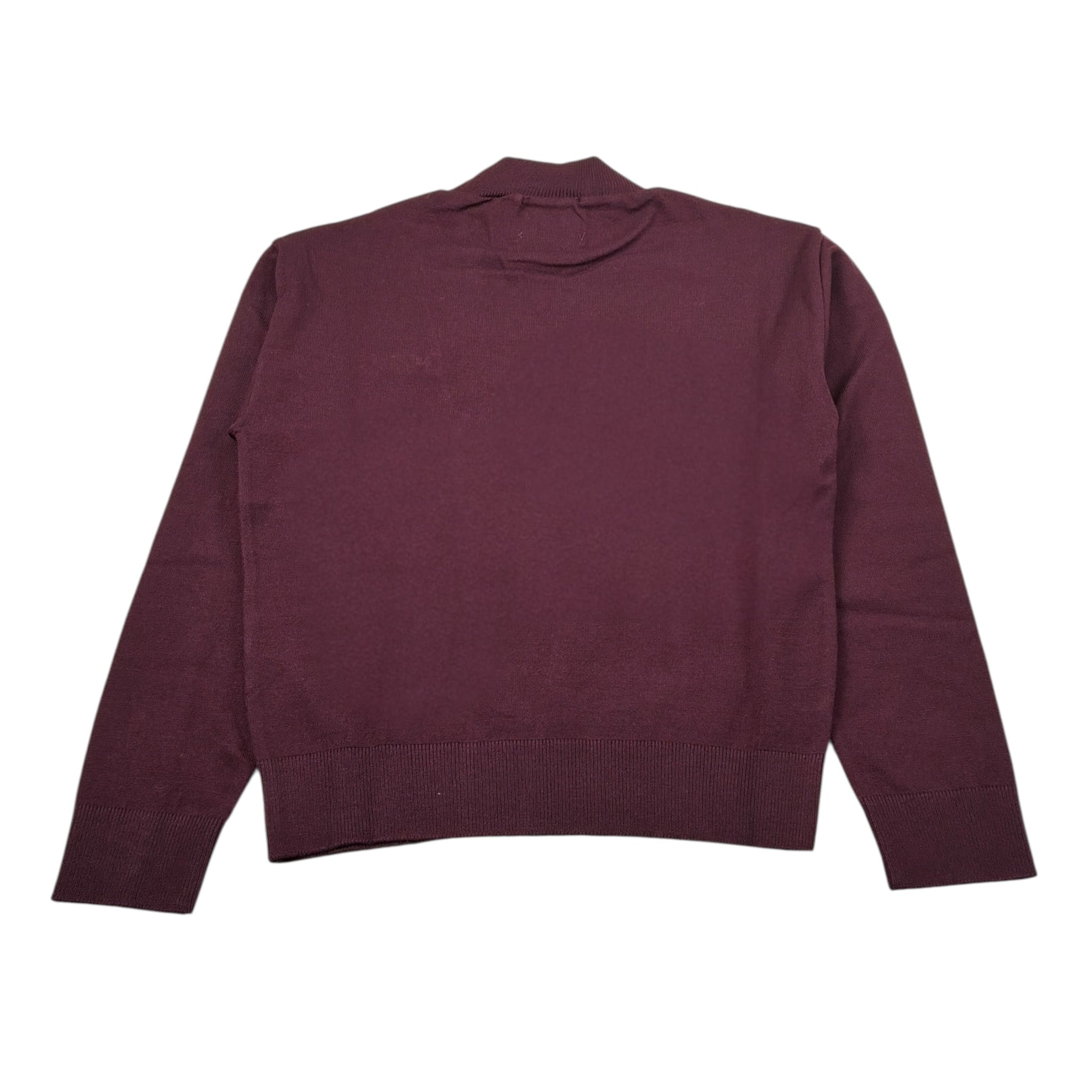 Gabriella Gucci Maglia Mezzo Collo tinta unita Bordeaux per Bambina GK076 BORDEAUX  