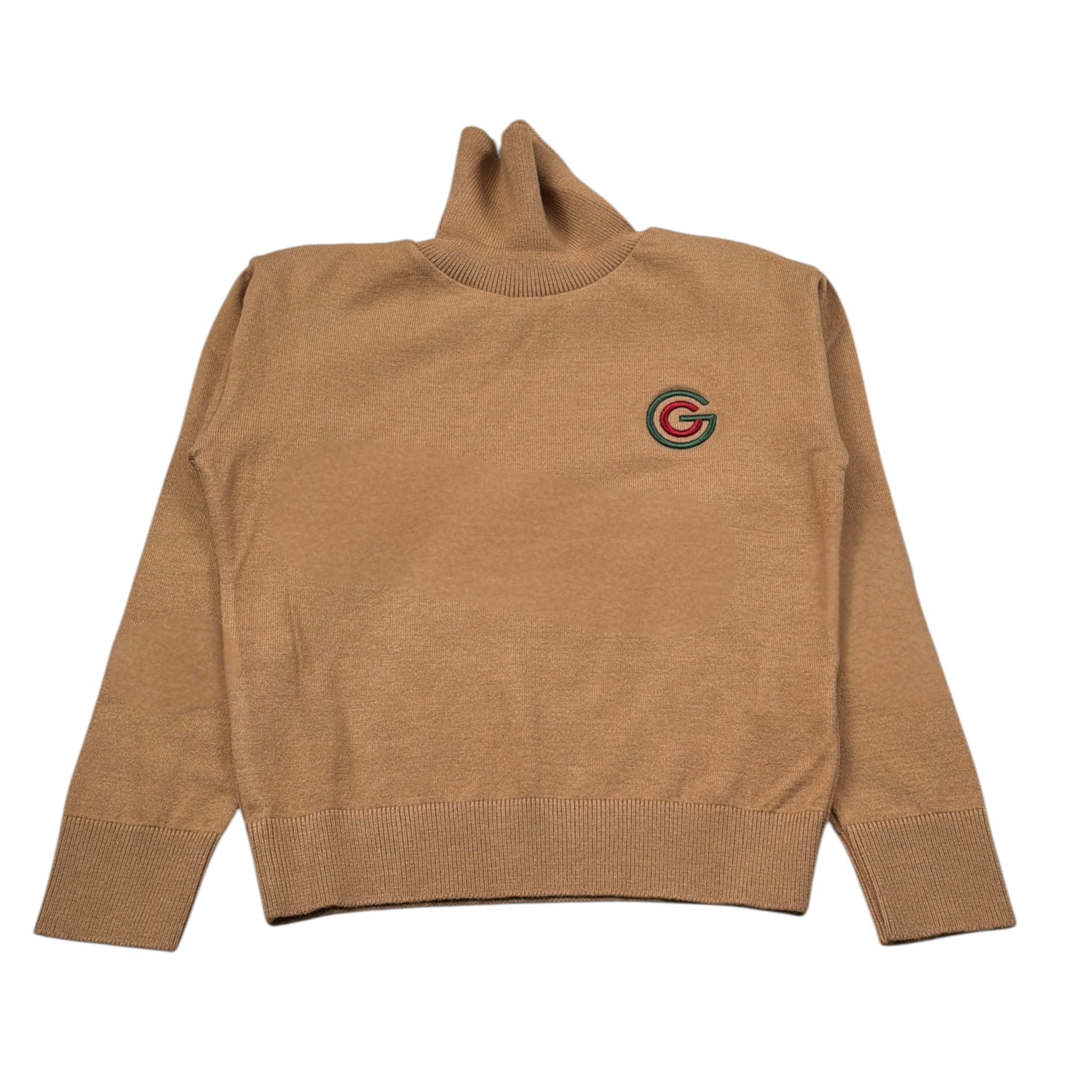 Gabriella Gucci Maglia Collo Alto tinta unita Beige per Bambina GK077 BEIGE  