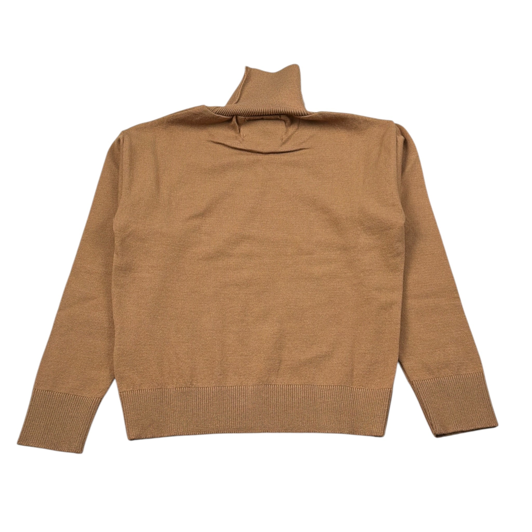 Gabriella Gucci Maglia Collo Alto tinta unita Beige per Bambina GK077 BEIGE  
