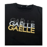 Gaelle Felpa Chiusa Girocollo Tnta Unita con Stampa Nero per Bambina 2741F00611 NERO GAELLE 