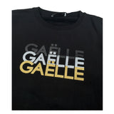 Gaelle Felpa Chiusa Girocollo Tnta Unita con Stampa Nero per Bambina 2741F00611 NERO GAELLE 