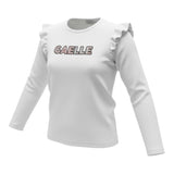 Gaelle Shirt tinta unita con Brillantini Bianco per Bambina 2741M00574 BIANCO GAELLE 